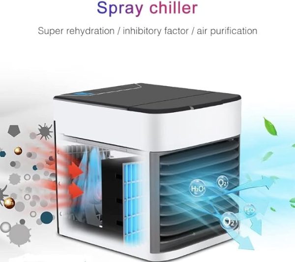 Ultra-Portable Personal Air Cooler – 2X Cooling Power with Soothing Night Light - Image 6