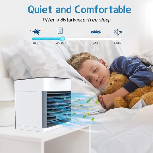 Ultra-Portable Personal Air Cooler – 2X Cooling Power with Soothing Night Light - Image 5