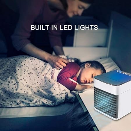 Ultra-Portable Personal Air Cooler – 2X Cooling Power with Soothing Night Light - Image 2