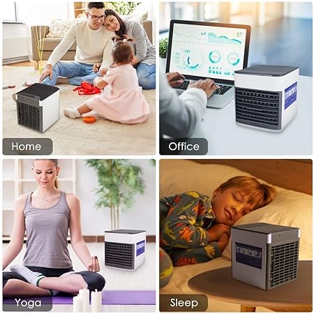 Ultra-Portable Personal Air Cooler – 2X Cooling Power with Soothing Night Light - Image 9