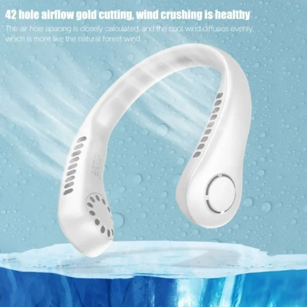 AeroFlow Pro Neck Cooler – Sleek Bladeless Design, Fast-Charging & Ergonomic Fit - Image 6