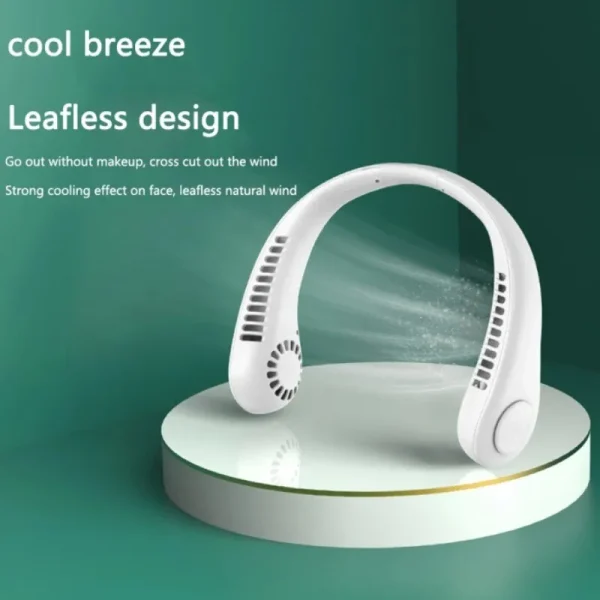 AeroFlow Pro Neck Cooler – Sleek Bladeless Design, Fast-Charging & Ergonomic Fit - Image 7