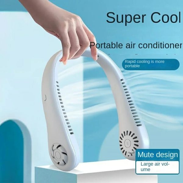AeroFlow Pro Neck Cooler – Sleek Bladeless Design, Fast-Charging & Ergonomic Fit - Image 3