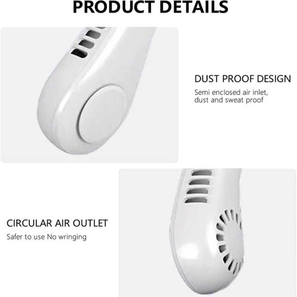 AeroFlow Pro Neck Cooler – Sleek Bladeless Design, Fast-Charging & Ergonomic Fit - Image 2