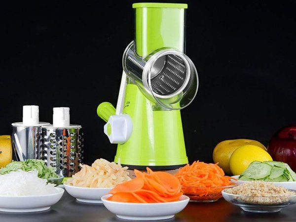 Multi-Purpose Tabletop 3 IN 1 Drum Grater – Effortless Slicing, Shredding & Grating for Your Kitchen - Image 6