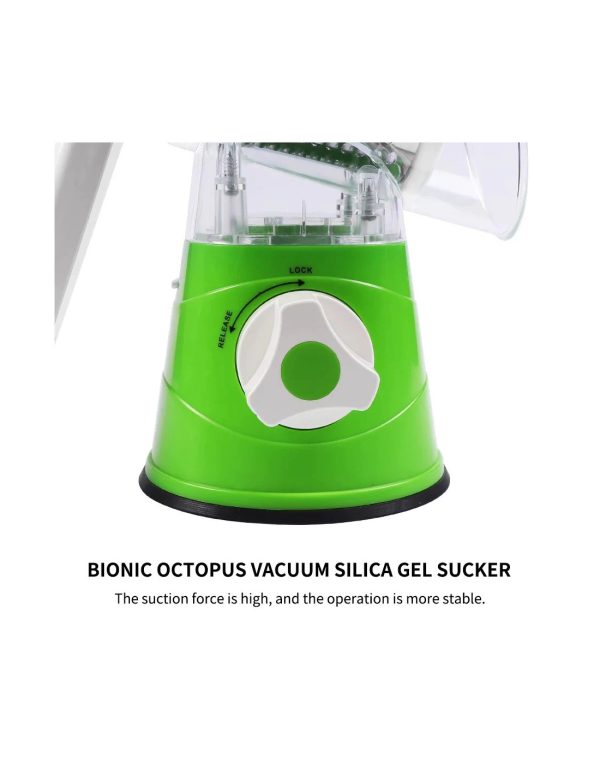 Multi-Purpose Tabletop 3 IN 1 Drum Grater – Effortless Slicing, Shredding & Grating for Your Kitchen - Image 3