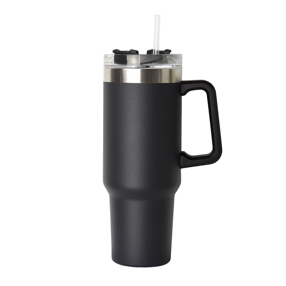Stanley 40 Oz (1200ML) Stainless Steel Vacuum Insulated Tumbler with Straw | Stanley Bottle - Image 5