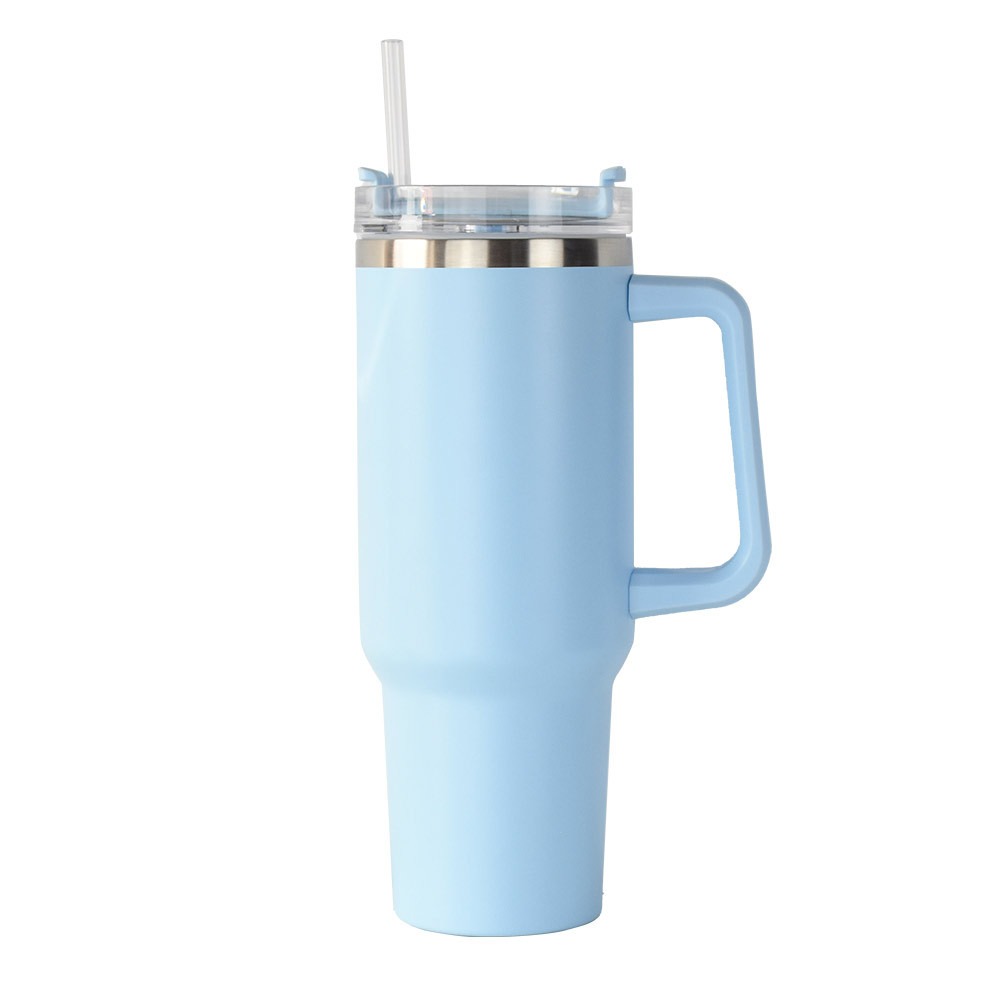 Stanley 40 Oz (1200ML) Stainless Steel Vacuum Insulated Tumbler with Straw | Stanley Bottle - Image 4